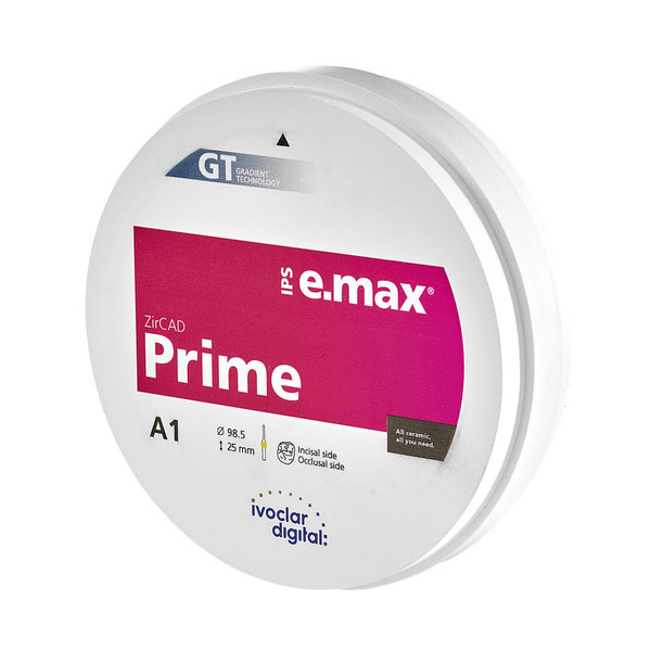 IPS E.max ZirCAD Prime A1  98,5 x 20 mm